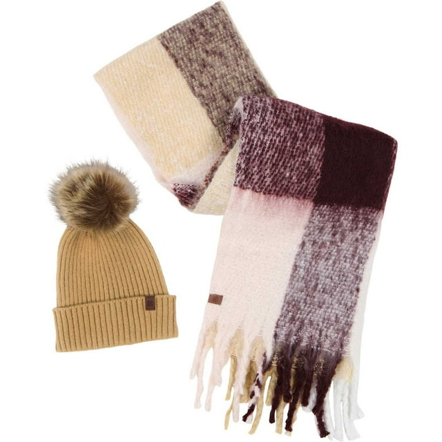 Lucky Brand Women's 2-Piece Hat and Scarf Set