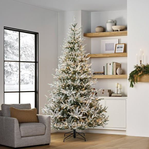 Member's Mark 9' Pre-Lit Snowy Georgia Christmas Tree