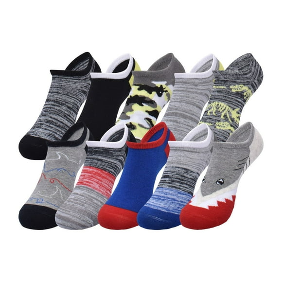 Member's Mark Boys 10-Pack No-Show Sock