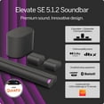 thumbnail image 2 of VIZIO Elevate SE 5.1.2 Channel Soundbar, QuickFit® Compatible, 2 of 21