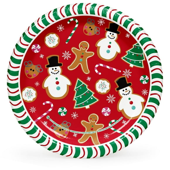 Member's Mark Holiday Paper Plates, 10", 85 ct.