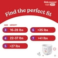 thumbnail image 3 of Huggies Little Movers HuggFit 360° Diapers, Sizes 3-7, 3 of 13