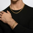 thumbnail image 5 of Miami Cuban Chain Necklace in 14K Gold, 5 of 5