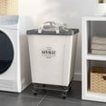 thumbnail image 1 of Seville Classics Commercial Heavy-Duty Rolling Laundry Hamper, 18.25" W x 18.25" D x 27.5" H, 1 of 14