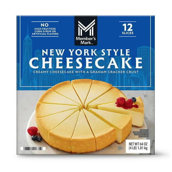 Member's Mark 9" New York Style Cheesecake, Frozen, 12 slices